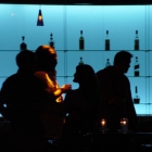 Illuminated Bar at Aura