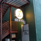 The back-alley entrance to Shorty's