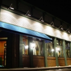The side and entrance to Yanni's