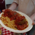 That's 1.5 pounds of meatballs