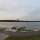 Gray's Lake at dusk