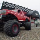 The monster truck outside of Daytona's